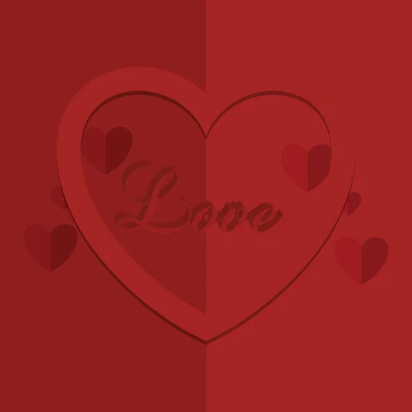 Design d'amour. icône romantique. Illustration colorée — Image vectorielle
