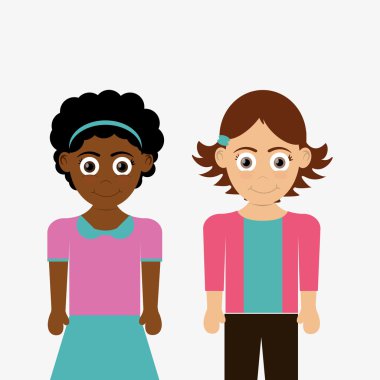 Çocuk simgesi. Çocuk tasarım. Çocukluk kavramı