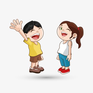 Çocuk simgesi. Çocuk tasarım. Çocukluk kavramı