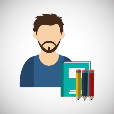 işadamı tasarım. Kurumsal simgesi. İzole illüstrasyon