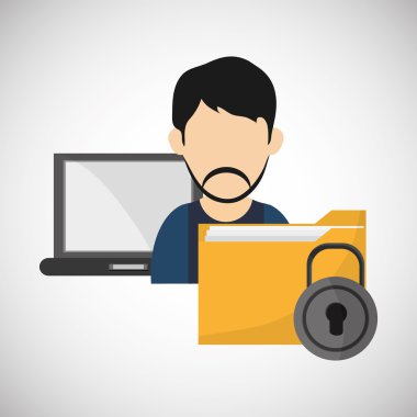 Dosya tasarımı. Online kavramı. İzole illüstrasyon, düzenlenebilir vektör