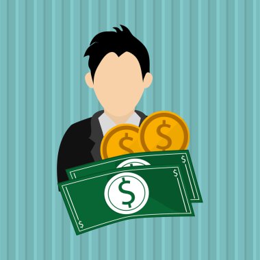 Dijital pazarlama tasarım. İletişim kavramı. Renkli illust