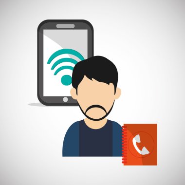 Internet tasarım. iletişim kavramı. düz illüstrasyon, düzenlenebilir vektör