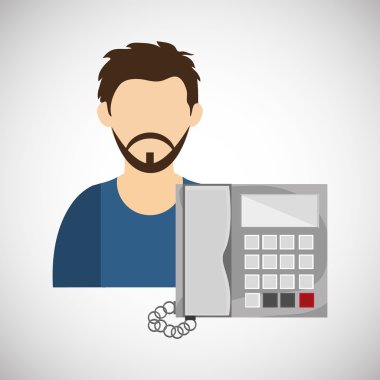 işadamı tasarım. Kurumsal simgesi. İzole illüstrasyon