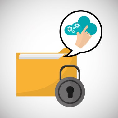 Dosya tasarımı. Online kavramı. İzole illüstrasyon, düzenlenebilir vektör