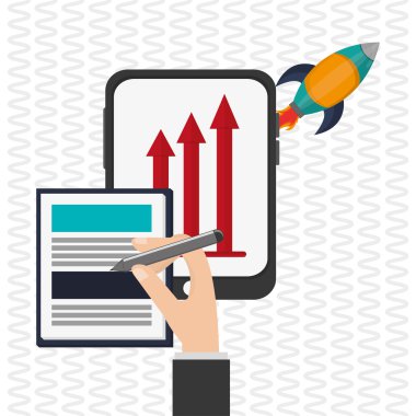 Tasarım kar. İletişim kavramı. Renkli resimde