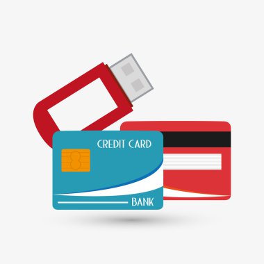 Güvenlik sistemi tasarımı. Koruma simgesi. İzole illüstrasyon