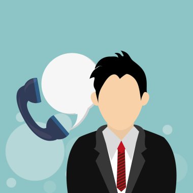 Dijital pazarlama tasarım. İletişim kavramı. Renkli illust