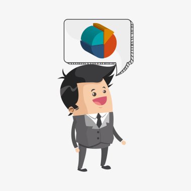 İş tasarımı. Mali madde simgesi. Düz illüstrasyon