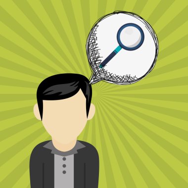 Teknoloji tasarım. ortam simgesi. Renkli resimde