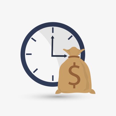 İş tasarımı. Mali madde simgesi. Düz illüstrasyon