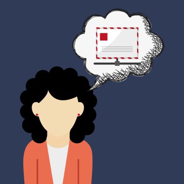 Teknoloji tasarım. ortam simgesi. Renkli resimde