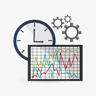 İş tasarımı. Mali madde simgesi. Düz illüstrasyon