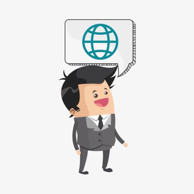 İş tasarımı. Mali madde simgesi. Düz illüstrasyon