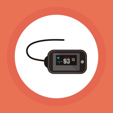 Giyilebilir teknoloji tasarım. kablosuz simgesi. Düz illüstrasyon