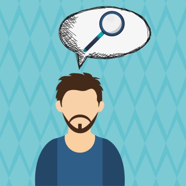 Teknoloji tasarım. ortam simgesi. Renkli resimde