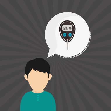 Giyilebilir teknoloji tasarım. kablosuz simgesi. Düz illüstrasyon