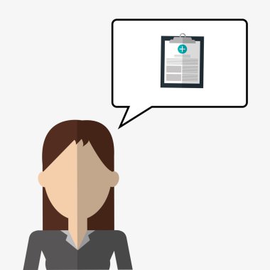 Tıbbi bakım tasarım. Sağlık simgesi. Renkli resimde