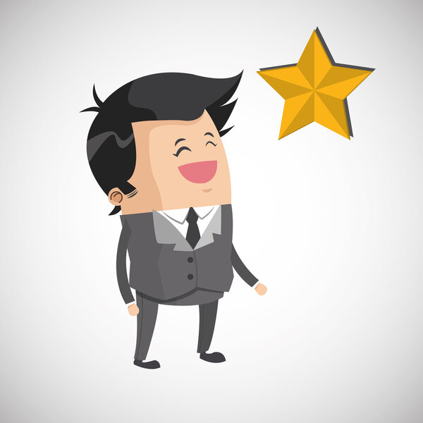 Winner design. Success concept. Flat illustration