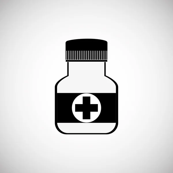 Medical care design. Health care icon. Flat illustration — Stock Vector