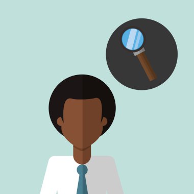 Kişi tasarım. adam simgesi. Düz illüstrasyon, düzenlenebilir vektör