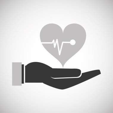 Sigorta tasarım. Güvenlik simgesi. İzole illüstrasyon