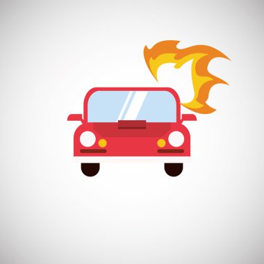 Sigorta tasarım. Güvenlik simgesi. İzole illüstrasyon