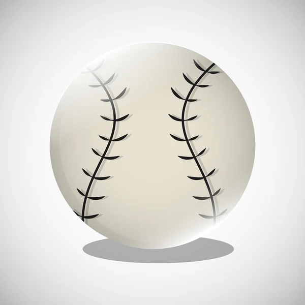 Desenho de basebol. ícone desportivo. Imagem isolada — Vetor de Stock