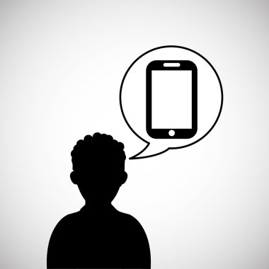 İletişim tasarımı. Internet kavramı. İzole illüstrasyon