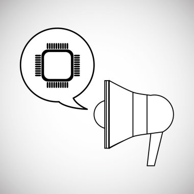 İletişim tasarımı. Internet kavramı. İzole illüstrasyon