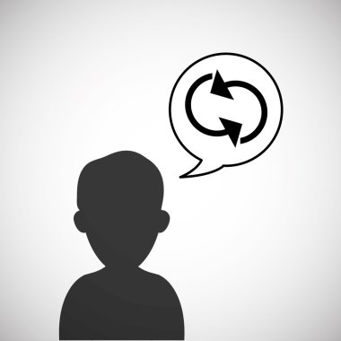 İletişim tasarımı. Internet kavramı. İzole illüstrasyon