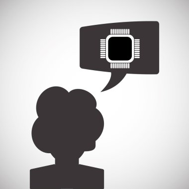 İletişim tasarımı. Internet kavramı. İzole illüstrasyon