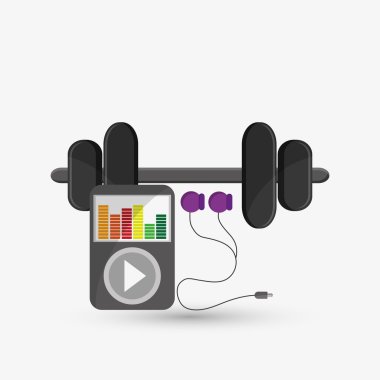 Sağlıklı yaşam tarzı tasarım. Welness simgesi. Renkli resimde