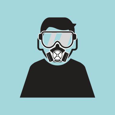 Endüstri tasarımı. Fabrika simgesi. Düz illüstrasyon