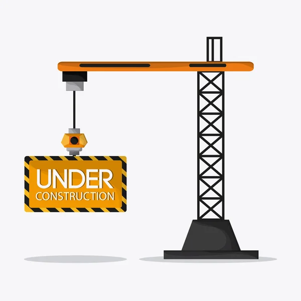 Under construction design. tool icon. Colorful illustration — Stock Vector