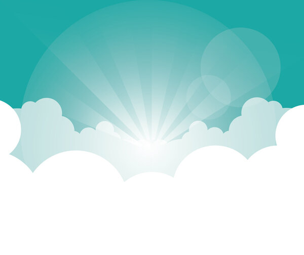 Cloud design. Wheater icon. Colorful illustration