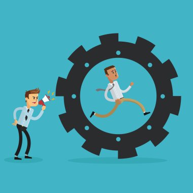 İşadamı tasarım. Başarı simgesi. Renkli tasarım