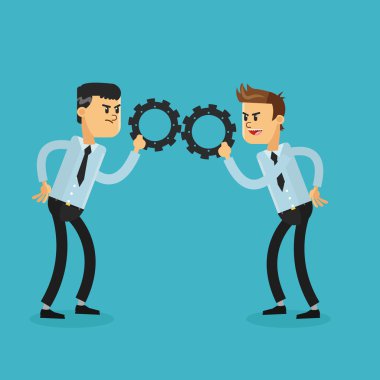 İşadamı tasarım. Başarı simgesi. Renkli tasarım