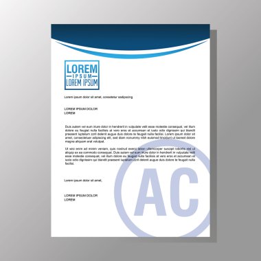 El ilanı başlık tasarım. Kağıt simgesi. Renkli tasarım