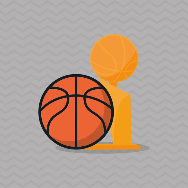 Basketbal pictogram ontwerp, vectorillustratie — Stockvector