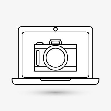 Dijital pazarlama tasarım. Internet kavramı. Strateji simgesi