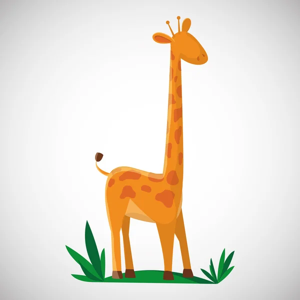 Animal design. giraff-ikonen. Isolerade illustration, vektor — Stock vektor