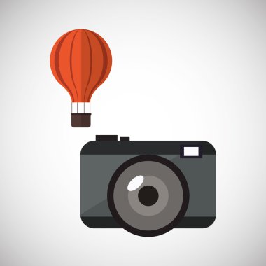 Tasarım seyahat. Tatil kavramı. Renkli resimde, vektör