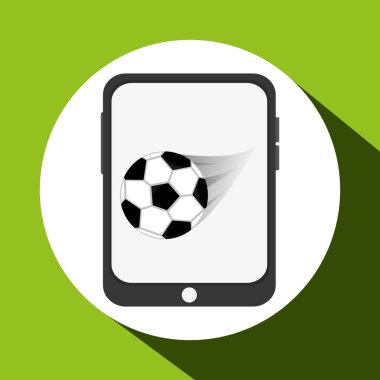 Spor tasarım. Teknoloji simgesi. Beyaz arka plan, vektör çizim