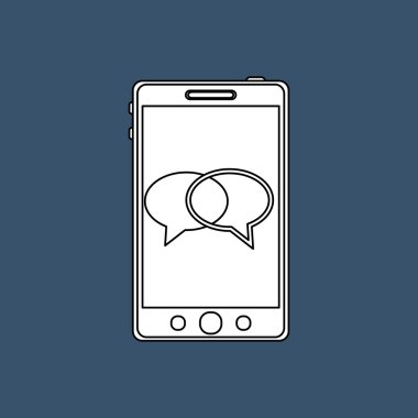 Merkezi tasarım ara. Müşteri Servisi simgesini. Düz illüstrasyon