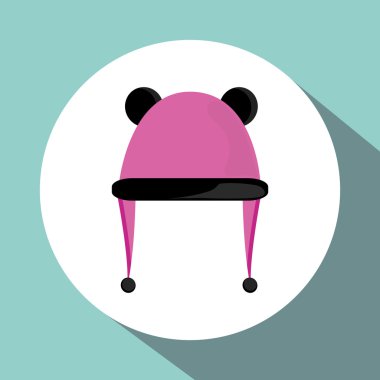 Kış tasarım. Spor idolü. Renkli resimde