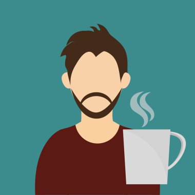 Kış tasarım. Spor idolü. Renkli resimde, vektör