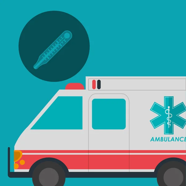 Diseño de atención médica. Icono de atención médica. Ilustración aislada, vector — Archivo Imágenes Vectoriales