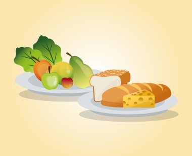 Sağlıklı gıda tasarım. Organik simgesi. Derma illüstrasyon