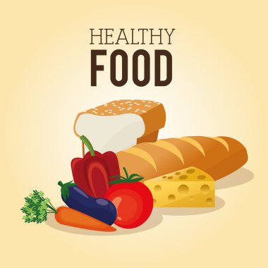 Sağlıklı gıda tasarım. Organik simgesi. Derma illüstrasyon